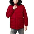 thumbnail image 3 of X RAY Jeans Mens Ski Jacket with Fur Trim, Red, 2XL, 3 of 8