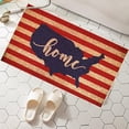 thumbnail image 4 of Wzzjkit Patriotic Door Mat 4th of July Doormat Independence Day Decoration Red White and Blue Welcome Mat Non Slip Rubber Backing Outdoor Indoor Entryway Floor Mats Home Festival Decor, 4 of 6