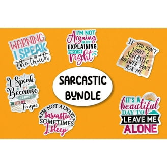 Dark Humor Meme Stickers - 3 Pack 'One Day We Will Wake Up To His Obituary' 2 Inch Vinyl Decals