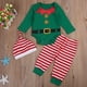 thumbnail image 3 of ColoMX Conjunto de mono infantil de 3 piezas para bebés, trajes de mameluco de manga larga para Navidad (100), 3 of 8
