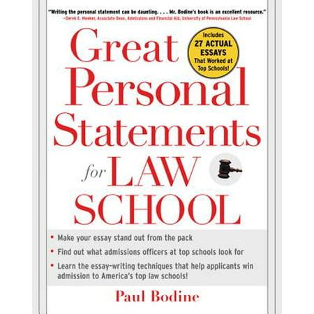 Great Personal Statements for Law School (Best Law School Personal Statements)