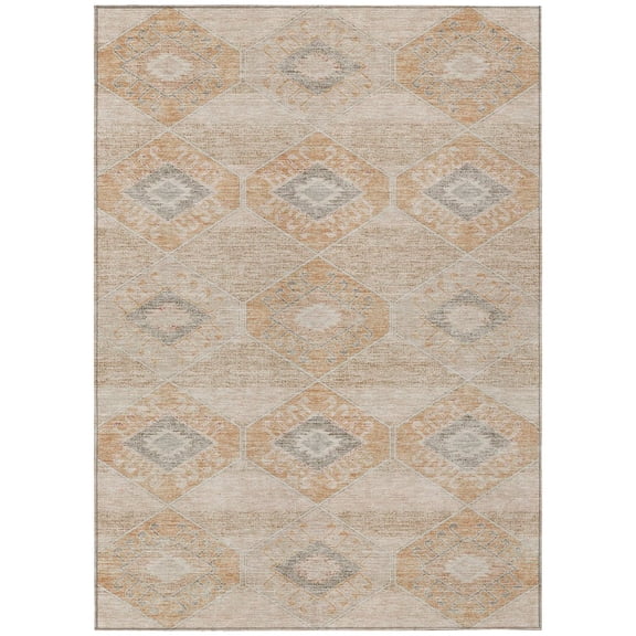 Dalyn Rugs Machine Washable Indoor/Outdoor Chantille Copper 2'6" x 3'10" Rug