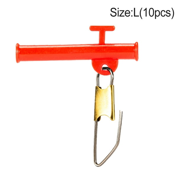 Heavy Duty 10pcs Fishing Bait Hook Quick Release Clips for Sea Fishing Rig