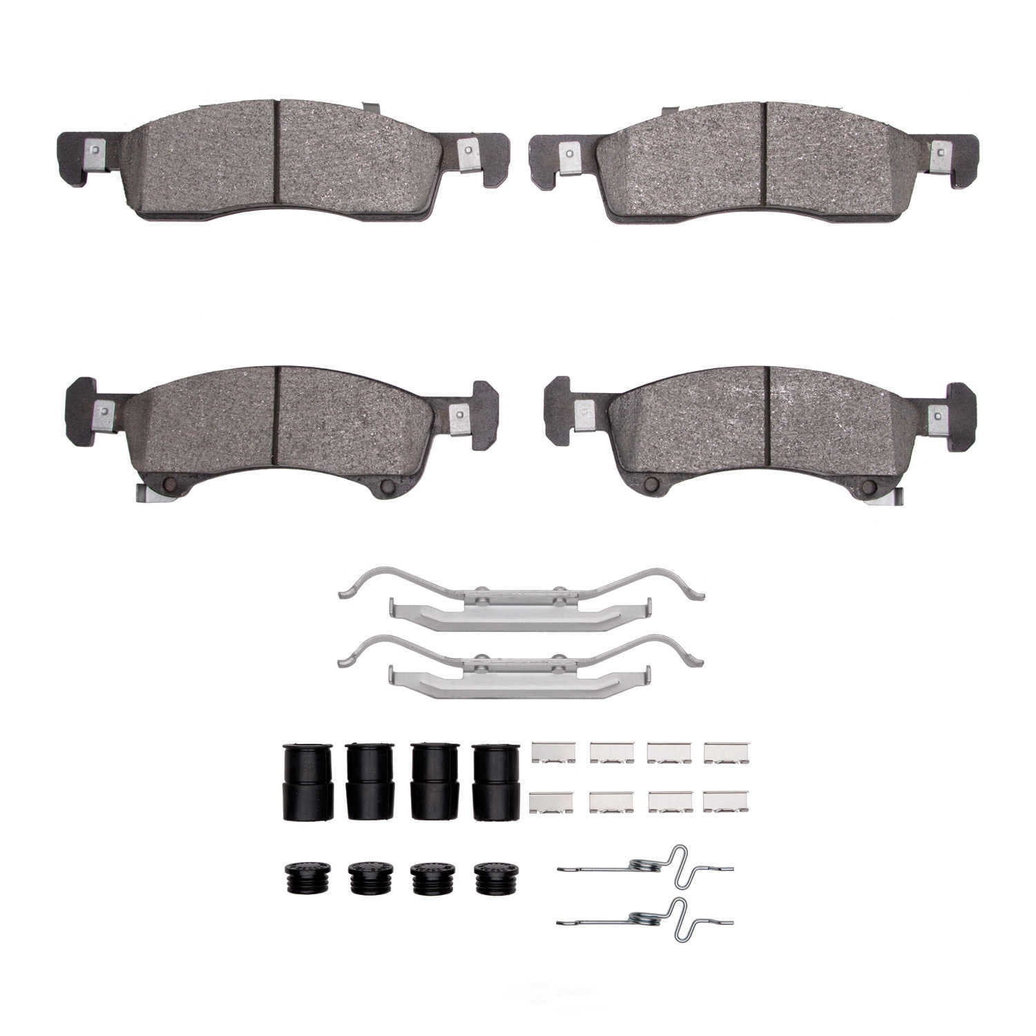 Dynamic Friction Company 1214-0934-01 DFC Heavy Duty Pads and Hardware Kit