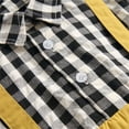 thumbnail image 6 of EnJoCho Toddler Casual Playsuit Toddler Kids Child Baby Boys Long Sleeve Plaid Patchwork Romper Bodysuit Outfits Clothes Toddler Winter Trendy Bodysuit Home Wear, 6 of 9