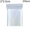 thumbnail image 3 of XM Culture 200Pcs Plastic Clear Food Storage Packing Coin Jewelry Reclosable Self Seal Bags, 3 of 10