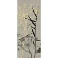 thumbnail image 2 of Stimson, Diane 12x24 Gold Ornate Wood Framed with Double Matting Museum Art Print Titled - Grasses 1 Gray, 2 of 4