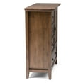 thumbnail image 5 of Simpli Home Redmond 39 inch Wide Solid Wood Transitional Medium Storage Cabinet in Rustic Natural Aged Brown, 5 of 6