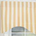 thumbnail image 5 of RLF Home Playa Stripe Cornice Traditional Valance Tan 100% Cotton Lined 50" x 17"  Tan, 5 of 6