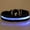 Black, variant on LED Dog Collar Light Up Nylon Necklace, Rechargeable Flashing Safety Collar for Night Walks and Outdoor Visibility,L,Blue