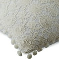 thumbnail image 2 of Decorative&nbsp;Toss Pillows, Decorative Pillow Covers 12x14 inch (30x35 cm) Ivory, Cotton Rectangular Pillow Covers, Handmade Pillow Covers - Cozy Crochet, 2 of 3