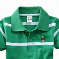 thumbnail image 4 of NIEWTR Toddler Boys Classic Striped Polo Shirts Cotton Short Sleeve Lapel Tees Daily Outfits(D,11-12 Years), 4 of 4