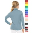 thumbnail image 3 of Stretch Is Comfort Girl's Oh so Soft Long Sleeve Turtleneck | Poly Spandex|Child Size 2 -16, 3 of 6