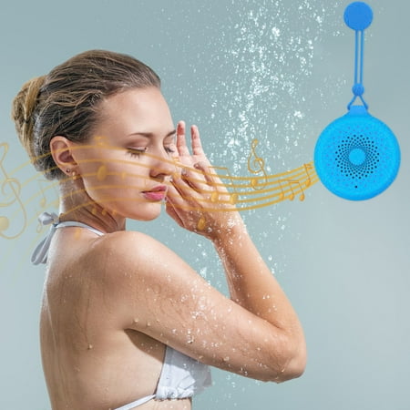 Quinlirra Easter Gifts for Women and Men Clearance Bluetooth Shower Speaker Handsfree Speakerphone With Built-in Mic Dedicated Suction Cup For Showers Bluetooth 5.0 IP64