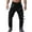 K01-Black, variant on TRGPSG Men's Techwear Pants Hiphop Rock Punk Gothic Cargo Pants 36