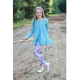 thumbnail image 7 of Millie Loves Lily Girls Coral and Nile Blue Tops & Printed Leggings, Big Girl, Size 6, 4-pcs, 7 of 7