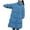 Blue-Coat, variant on Qetyuw Winter Long Puffer Coat for Women Warm Long Sleeve Open Front Hooded Down Coat Casual Chunky Jacket Outwear