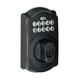 thumbnail image 3 of Schlage BE365VCAM716 Camelot Keypad Deadbolt, Aged Bronze, 3 of 5