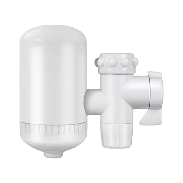 EGNMCR Kitchen Gadgets, Faucet Mount Filter System, Complete Faucet Mount Water Filter System For Tap Water,Reduces 99% Of Lmpurities,Crisp, Great-Tasting Filtered Water Purifier,White water purifier