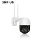thumbnail image 3 of Cámara WiFi 2.4GHz Cámara inalámbrica al aire libre HD de seguridad de HD de 65 grados Vista nocturna Ajustable Video CAM grabador de leva con micrófono 3MP US PLUG Guardurnaity AF000240-06B, 3 of 7