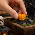 thumbnail image 4 of Aonerit 1 Inch Mini Resin Pumpkin Ornaments, Halloween Tabletop Decoration, Party Favors Diy Craft Supply, Home Accent Decor, Spooky Figurine Set, 4 of 6