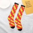 thumbnail image 6 of Flag Of Spain Knee High Socks for Women Long Leg Warmers Socks, 6 of 7