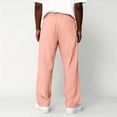 thumbnail image 5 of Fabrcox Linen Pants Baggy Wide Leg Summer Pants for Men Beach Vacation Travel Lightweight Drawstring Big and Tall Lounge Pants Men with Pockets Red XXXL, 5 of 9
