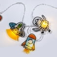 thumbnail image 3 of Streamline Imagined Outer Space String Lights, 10 Warm White LED, 71'' Long, 3 of 6