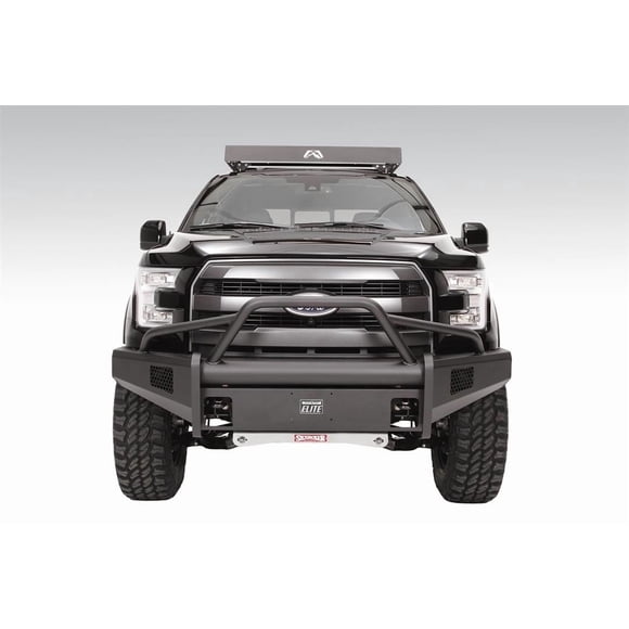 Fab Fours Roof Rack Face Plate RR10-1 For Fab Fours Roof Racks; Bent Flange; Powder Coated; Black; Steel