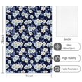 thumbnail image 2 of 2 Pcs Pioneer Flower Floral Print Pattern Kitchen Towels, Funny Microfiber Dish Towel Set, 18" X 26" Tea Towels, 2 of 6