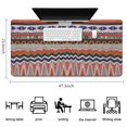 thumbnail image 5 of Long Mouse Pads for Desk,Multicolor Geometric Pattern Desk Mats on Top Of Desks, Desk Mouse Pad Extra Large with 3mm Non-Slip Base and Stitched Edge for Gaming,Office,Work,Home 47.3"x23.6", 5 of 6