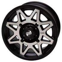 4/110 Tintic Wheel 15x7 5.0 2.0 Machined/Black For Kymco UXV 700i SP 2014
