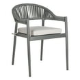 thumbnail image 5 of SAFAVIEH Greer Stackable Outdoor Patio Rope Chair, Grey, Set of 2, 5 of 7