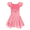 X_Dark Pink, variant on Oudiya Girls Ruffle Sleeve Ballet Dance Dress Tutu Skirted Leotard, 3-11Y