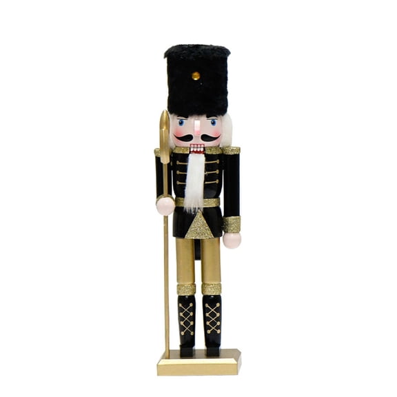 ZPAQI Wooden Nutcrackers Ornaments Christmas Decoration Figures Puppet Home Decors