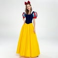 thumbnail image 4 of HAWEE Femmes Halloween Classique de Luxe Princesse Snow White Costume Adulte Reine Robe de Conte de Fées Rôle Cosplay, 4 of 5