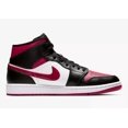thumbnail image 4 of N I-K-E A i r-Jor-dan 1 MID BLACK / RED / WHITE 554724-066 Men's US4-14 NEW, 4 of 6
