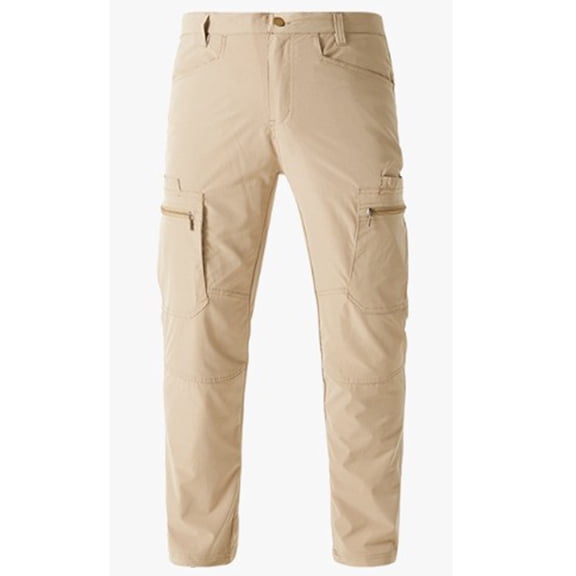 HomeGardon Mens Pants Men's Relaxed Fit Stretch Cargo Pant, Men's Elastic Waist Travel Pant Stretchy Lightweight Pants Multi-Pockets Quick Dry Breathable Straight-Leg Trousers for Men