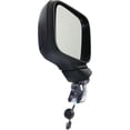 thumbnail image 2 of MIRROR Compatible For 2015-2022 Jeep Renegade Left Driver Heated Power Glass Textured Black, 2 of 5