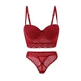 thumbnail image 1 of Coordinado Secret Treasures para Mujer, Rojo Encaje Talla 36B, 1 of 4