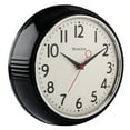 thumbnail image 6 of Westclox 9.5" Black Retro 1950s Convex Glass Lens Wall Clock, 6 of 6