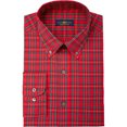 thumbnail image 1 of Club Room - Camisa de vestir con botones para hombre, color rojo, cuello de 17 pulgadas, manga de 36 a 37 pulgadas, 1 of 1