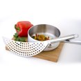 thumbnail image 3 of Stainless Steel Pot Strainer Drainer With Handle Water Filtering Rack Kitchen Gadgets Tools, 3 of 6