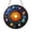 Acrylic 3.5 Inch, variant on Solar System Stained Glass Suncatcher, Round Planet Window Hanging Decor with Sun and Galaxy Design, Decorative Space Theme Art Panel for Home Gift