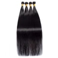 thumbnail image 2 of Straight Hair Bundles Human Hair  3/4 Pcs Bundles Weave Brazilian Human Hair Bundles Natural Color Unprocessed Virgin Brazilian Remy Hair Extensions, 2 of 6