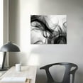 thumbnail image 3 of COMIO Black and White Abstract Painting Sense of Space Canvas Print Wall Art Contemporary Modern Decor Artwork, 3 of 4