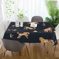 thumbnail image 6 of Tablecloth 54" x 72" Watercolor Cactus Horses Rectangle Table Cloth Stain-Resistant Dining Table Cover for Home Dinner Party House Decor, 6 of 7