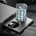 thumbnail image 2 of Athenstics Cute Panda Face Coffee Cup 20 Oz Stainless Steel Mug With Lid Mens Womens Travel Mug Birthday Gifts Vacuum Insulated Tumblers Cups Mugs, 2 of 6
