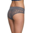 thumbnail image 2 of Felina Signature Stretchy Lace Low Rise Hipster | Panty (Charcoal, X-Large), 2 of 3