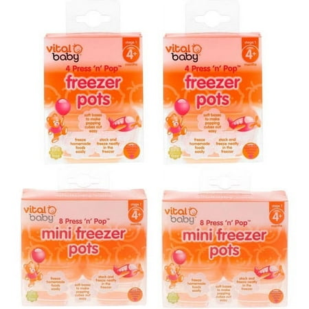 Vital Baby - 24-piece Freezer Pot Kit, B